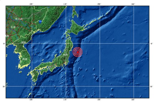 日本本州島發(fā)生7.1級強烈地震