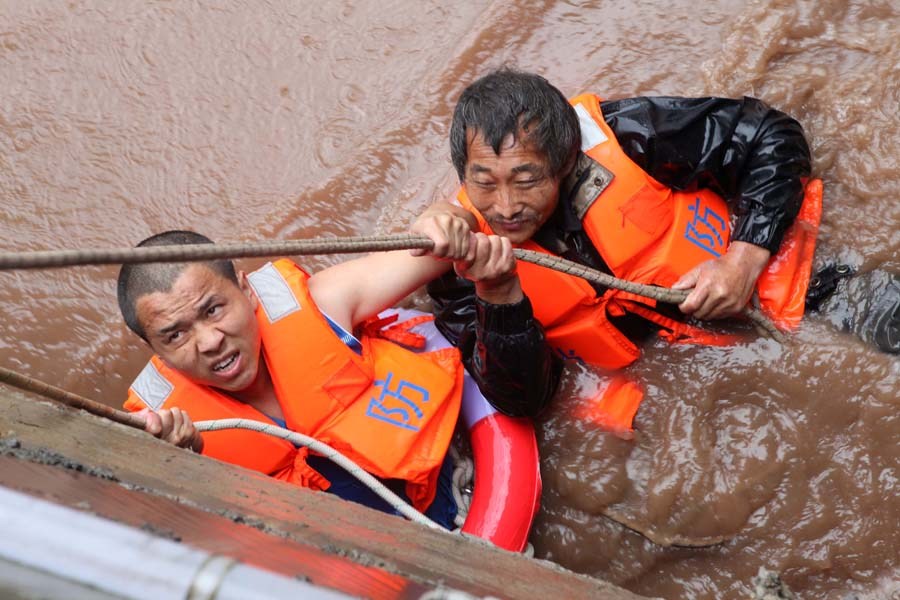 重慶大足遭受有史以來(lái)最強(qiáng)暴雨